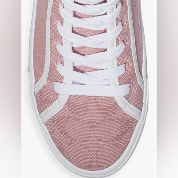 COACH HIGH TOP PLATFORM SNEAKERS CITYSOLE SIGNATURE JACQUARD CANVAS SIZES 9 & 10 - Picture 3 of 7